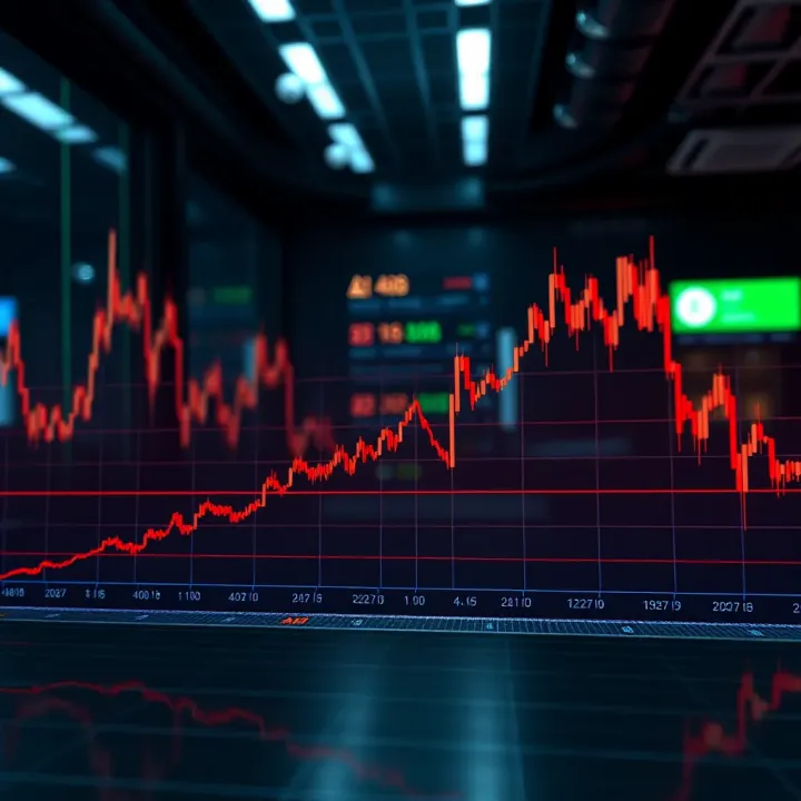 ADA Cardano Price Trends and Market Analysis Graph showing upward and downward trends of ADA Cardano price over a period against market indicators