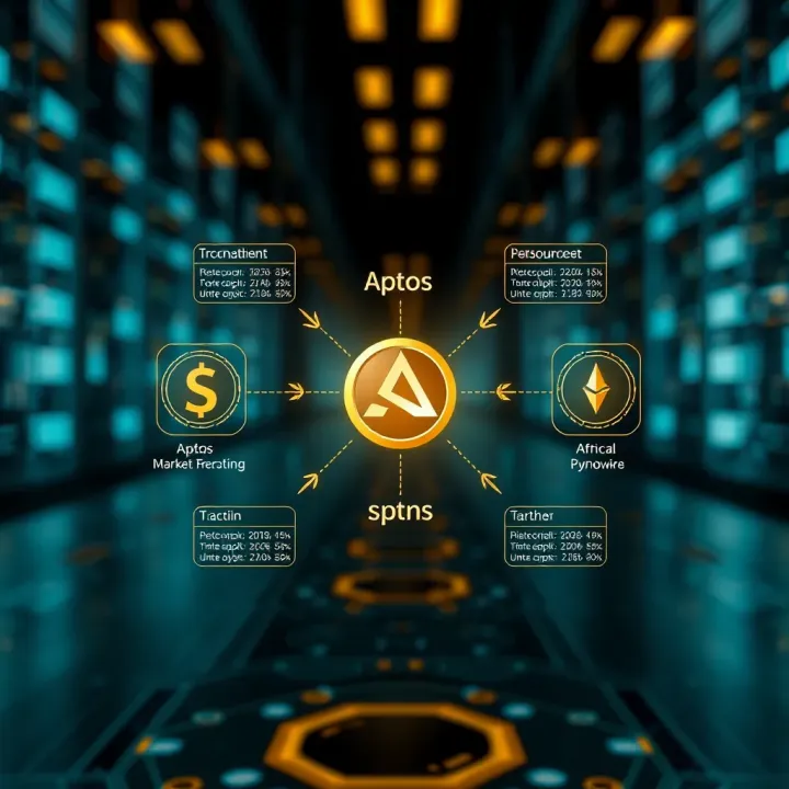 Diagram illustrating Aptos blockchain technology and its impact on market dynamics