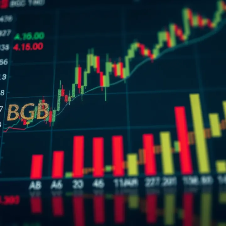 Comparison chart showing BGB price alongside related market assets in Pakistan