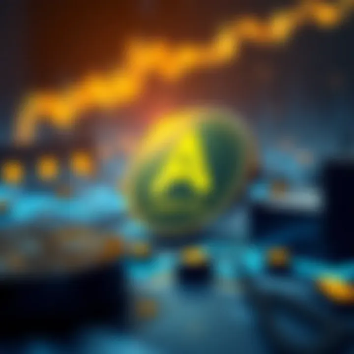 Visualization of Aevo coin's technology and blockchain ecosystem components