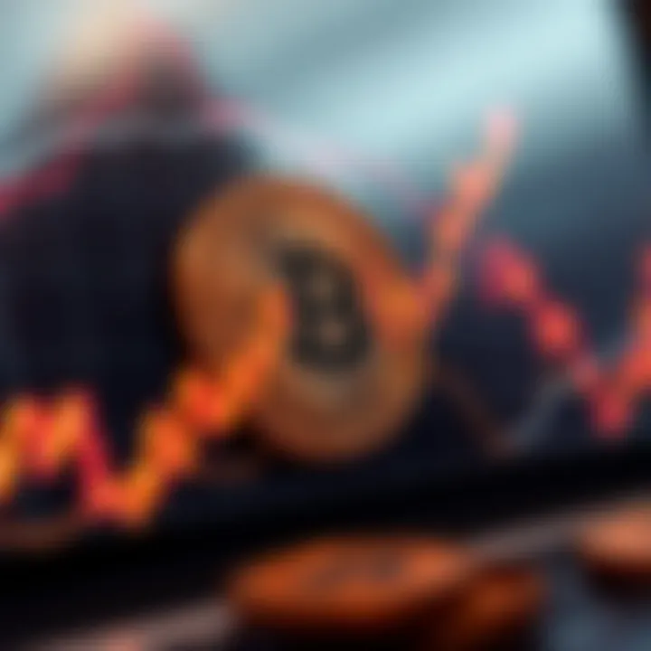 Graph depicting ARB coin price fluctuations over recent months with upward and downward trends