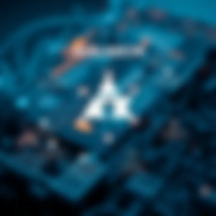 Diagram illustrating Avalanche blockchain network architecture and technology features