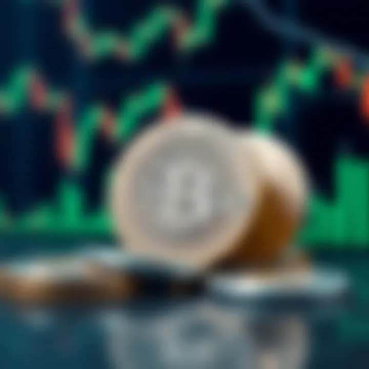 Investment Insights and Risk Factors for AXS Crypto Illustration of digital tokens and financial charts representing cryptocurrency investment