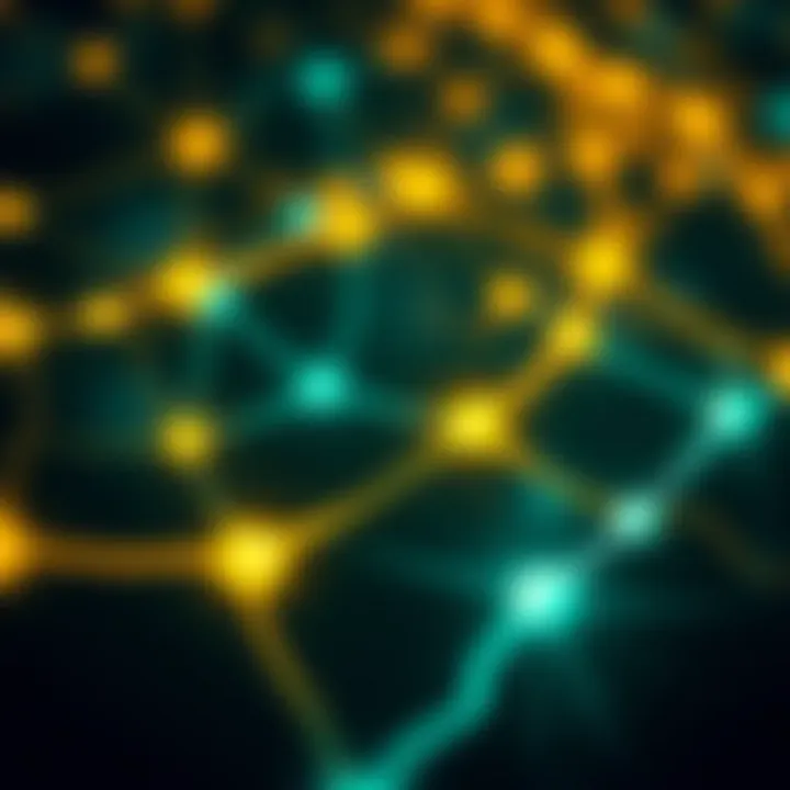 Visualization of Chainlink network connectivity and blockchain integration