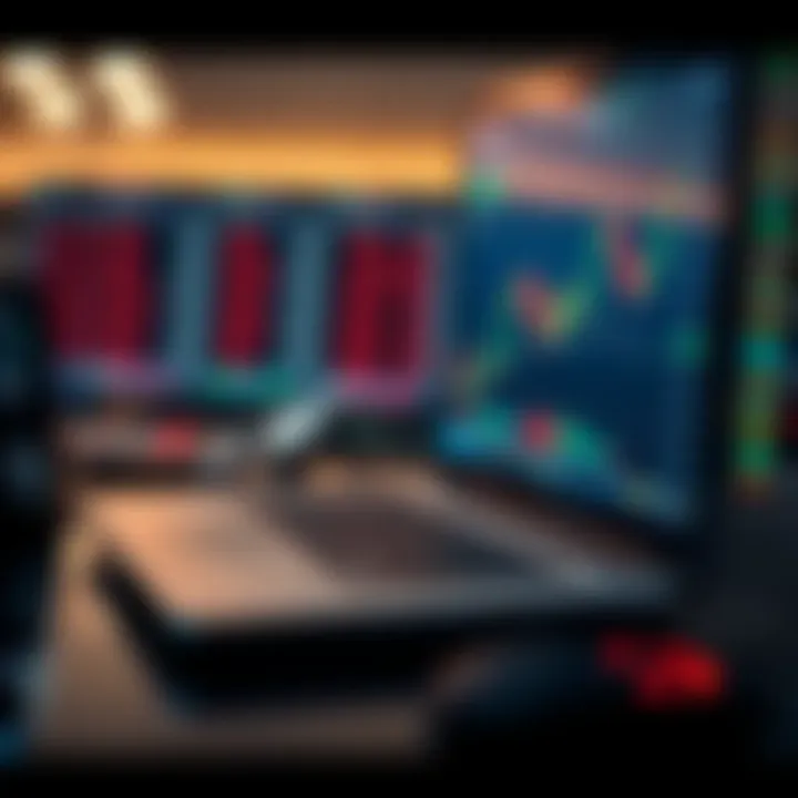 Visual representation of secure trading emphasizing regulation and risk management