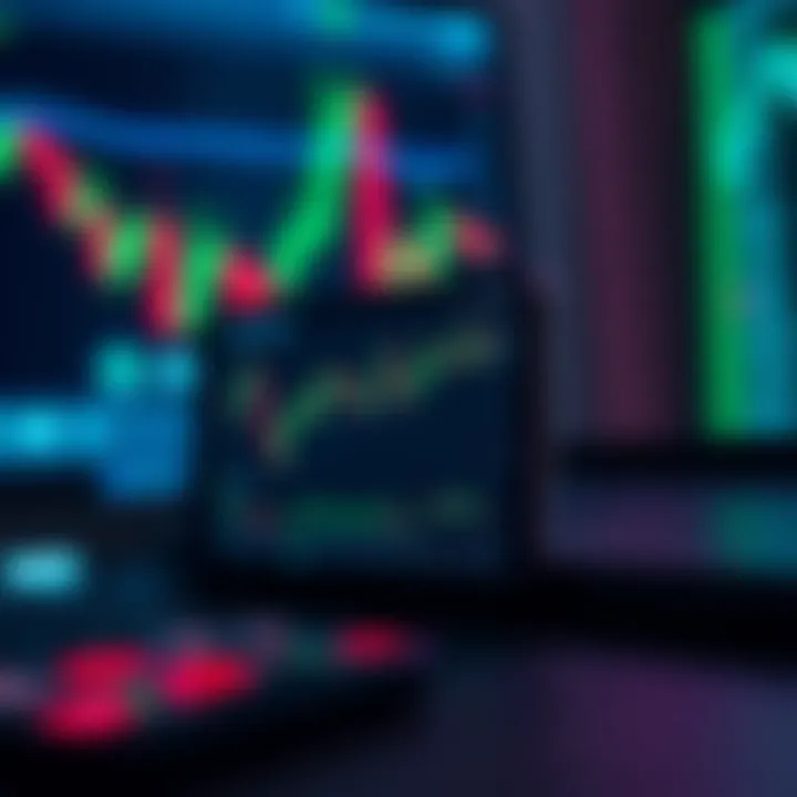 Mobile device displaying a forex trading app interface with charts and currency pairs suitable for Pakistani traders