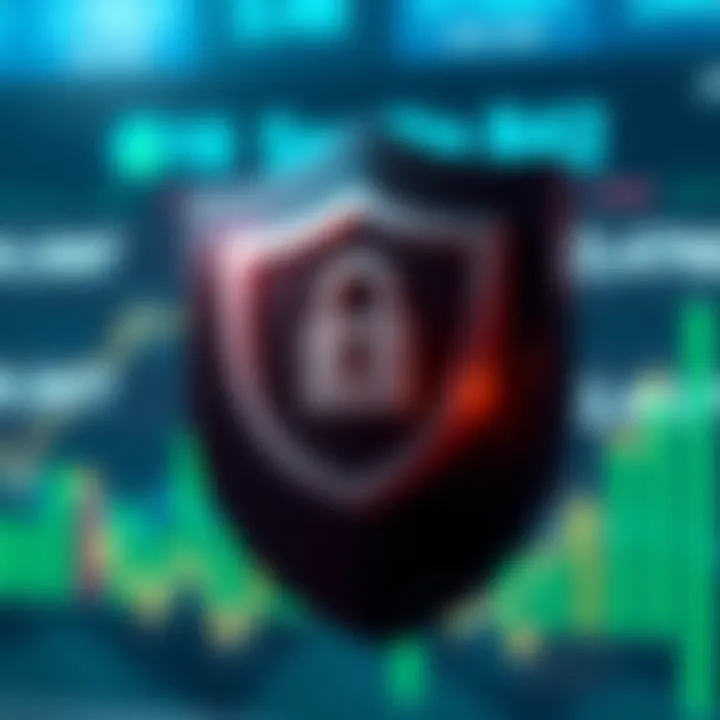 Illustration of a shield symbolizing security and compliance with financial regulations