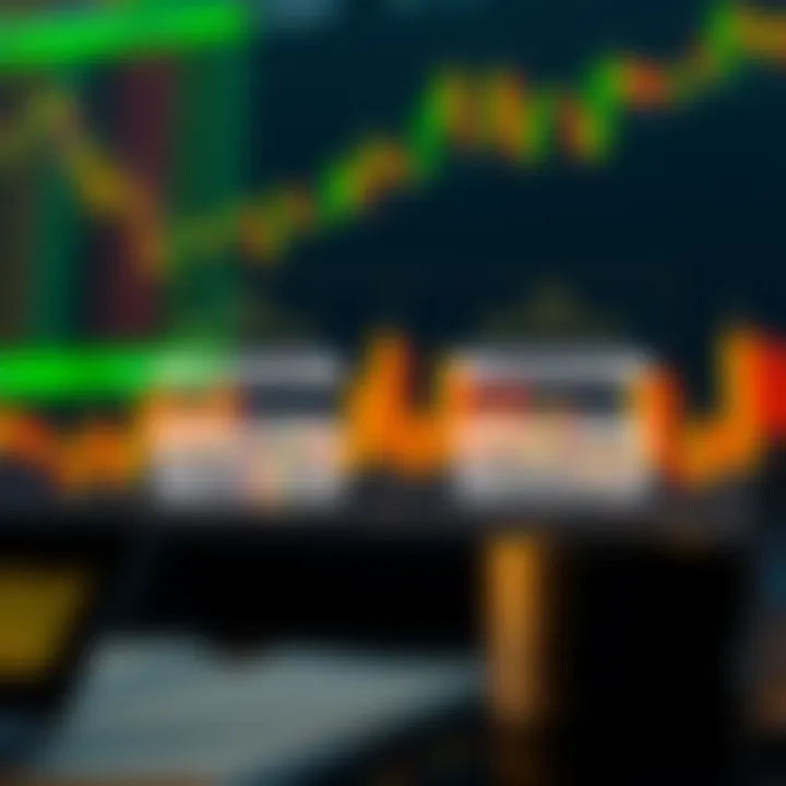 Diagram illustrating risk management strategies with stop-loss and take-profit points in forex trading