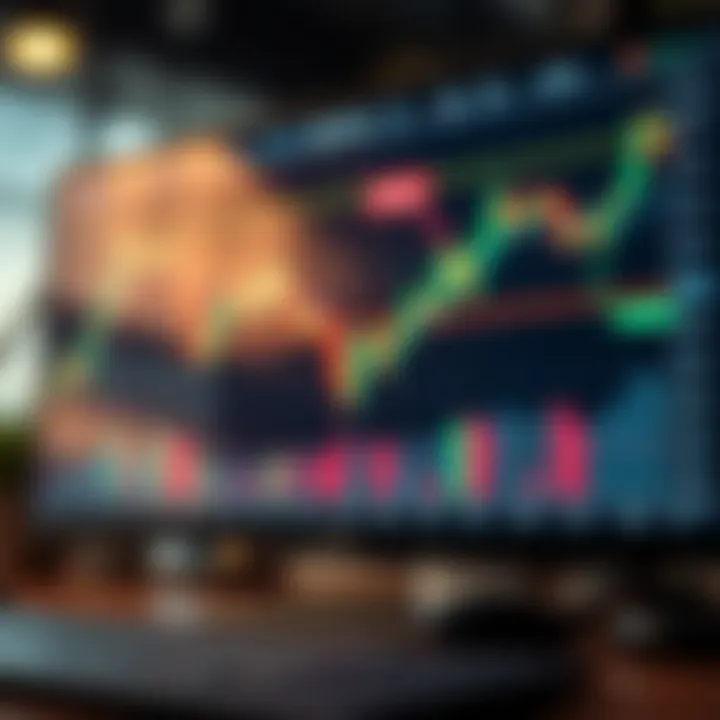 TradingView chart displaying candlestick patterns and technical indicators for market analysis