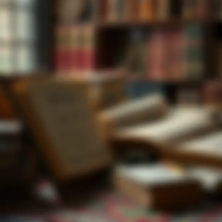 The Rich Legacy of Urdu Literature and Poetry Books and manuscripts representing rich Urdu literature and poetry