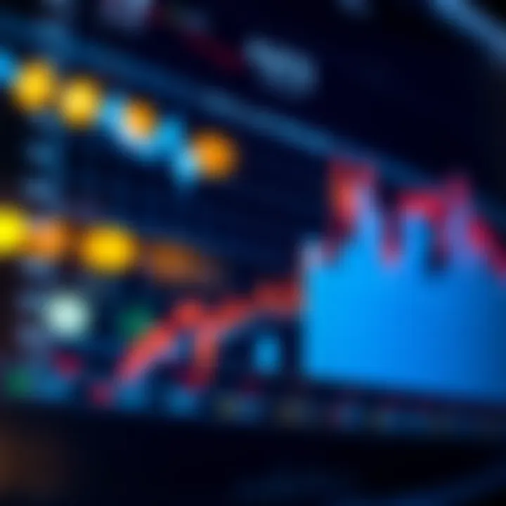 Graph illustrating cryptocurrency price trends influenced by market dynamics