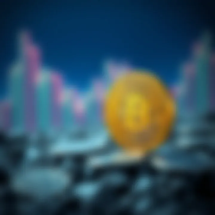 Visual representation of cryptocurrency risks and opportunities for investors