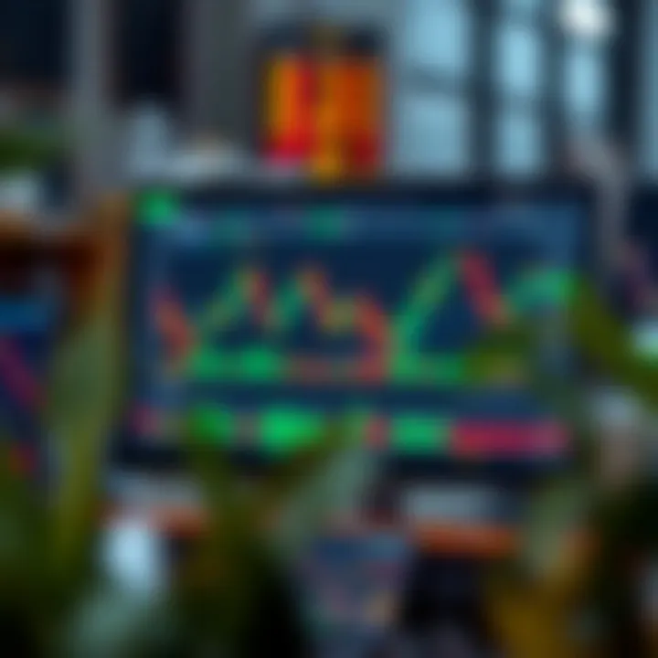 Interactive TradingView chart displaying dynamic market trends integrated with Deriv platform interface