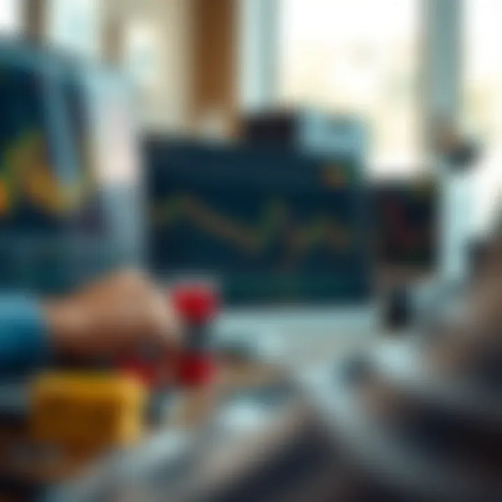 Visual representation of trading strategies and risk management techniques for IQ Option users in Pakistan