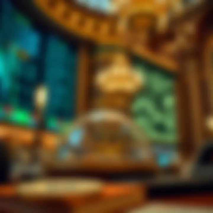 Islamic financial symbols illustrating halal trading principles