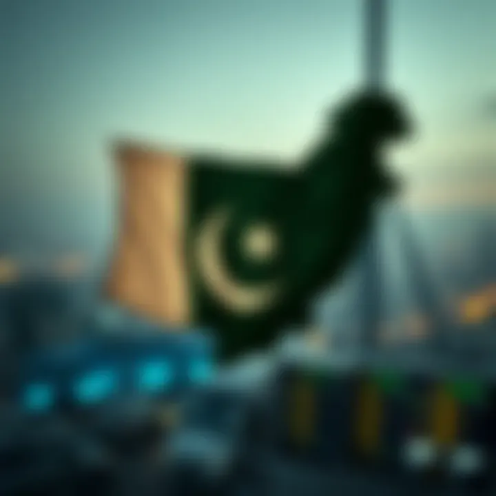 Visual representation of Pakistan's economic indicators and geopolitical factors affecting gold valuation