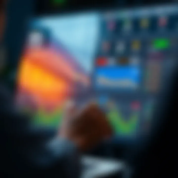 Dashboard overview of a trading platform highlighting account management features and navigation tools