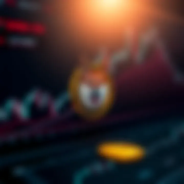Graph showing Shiba Inu coin price fluctuations and market trends over time