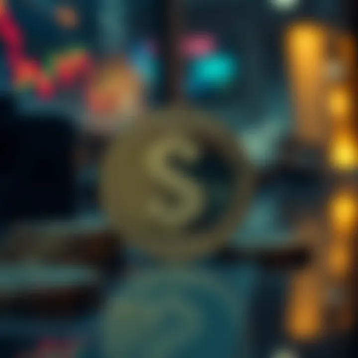 Visual representation of factors influencing the value of Storj cryptocurrency in the market