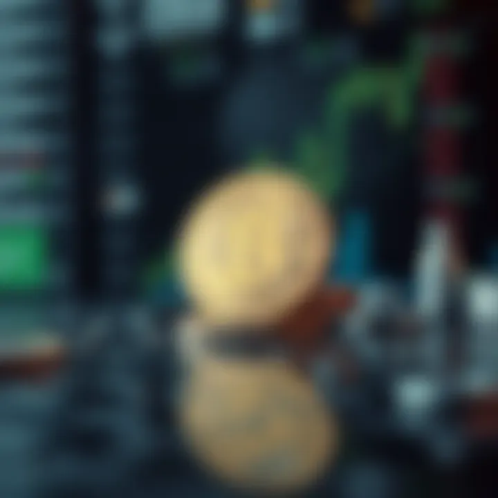 Conceptual depiction of technological advancements shaping digital currency valuation