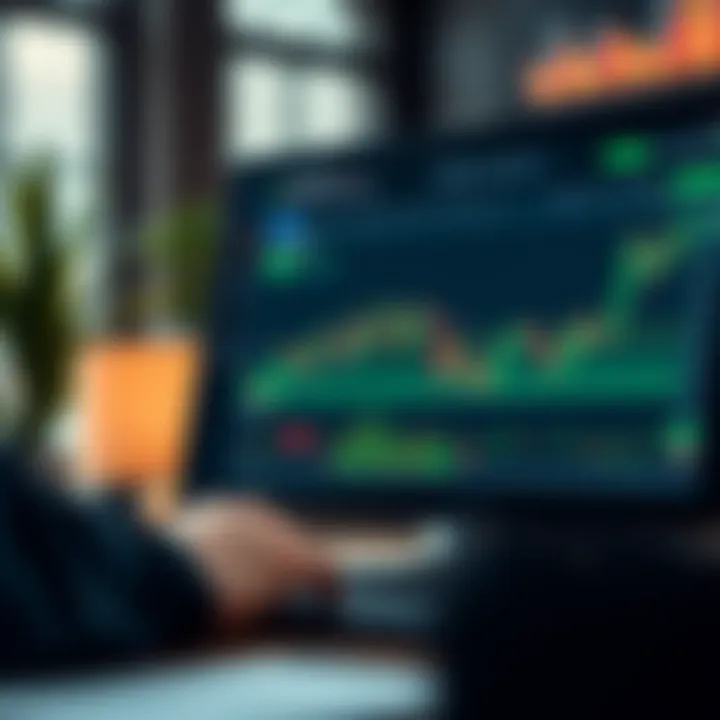 TradingView platform interface displaying broker integration features and community trading ideas