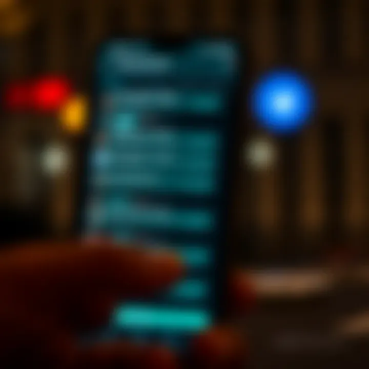 Telegram app interface showing active Forex trading group chats with market updates and signals