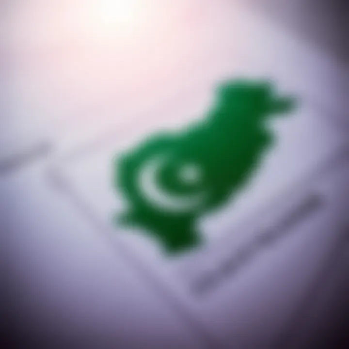 Map of Pakistan highlighting legal aspects of online trading with Olymp Trade