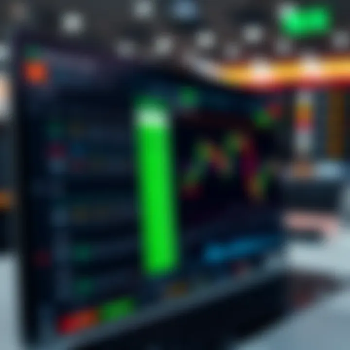Dashboard overview of QX Broker platform illustrating key trading options and navigation menu