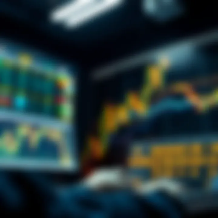 Conceptual illustration showing technology integration with trading book management systems