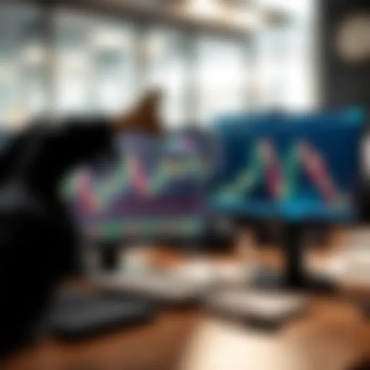 Visual representation of risk management tools and strategies in trading