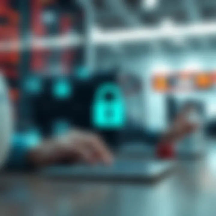 Secure payment methods and digital security icons emphasizing safe transactions for traders