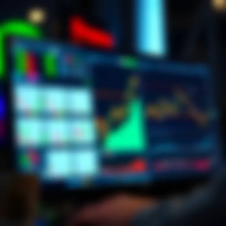 Detailed chart displaying various trading indicators on TradingView for binary options analysis