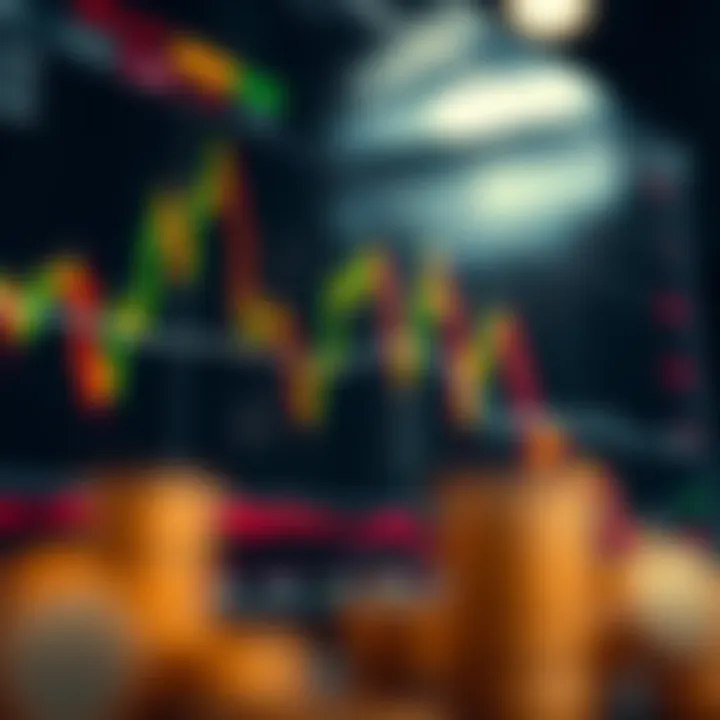 Chart showing real-time XAUUSD price movements with technical indicators