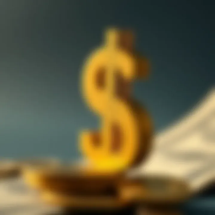 Illustration of economic factors like imports, inflation, remittances influencing Pakistan's economy with US dollar symbol