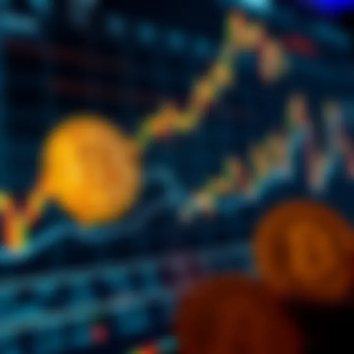 Graph showing Bitcoin price trends influenced by market and regulatory factors