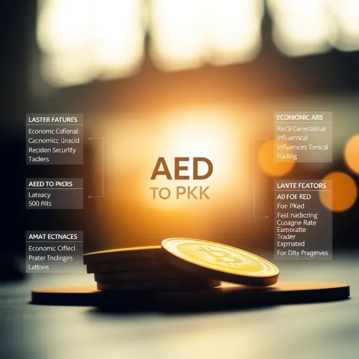 Key Economic and Geopolitical Influences on AED to PKR Exchange Rate Infographic illustrating economic and geopolitical factors influencing AED to PKR currency movements