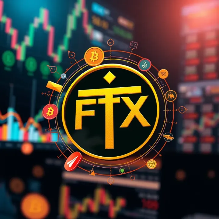 FTX Token Market Analysis and Expert Insights Overview Illustration of the FTX Token logo surrounded by cryptocurrency market symbols and data analytics
