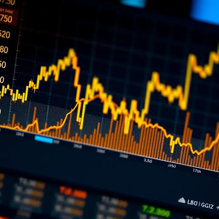 Gold Price Trends Influenced by Market Factors Graph depicting gold price trends influenced by economic and geopolitical factors
