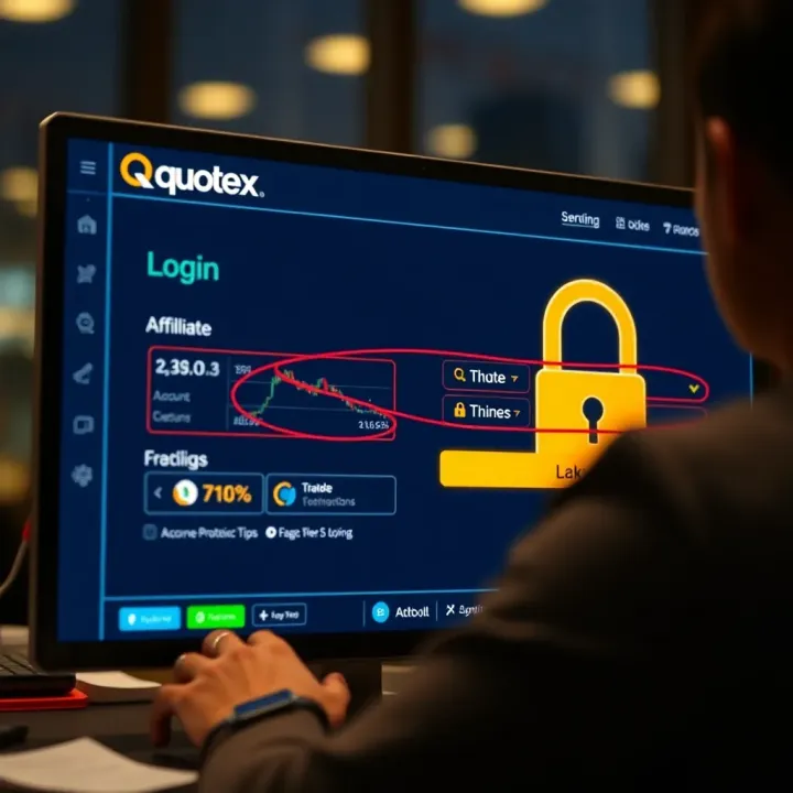 Secure login screen emphasizing account protection features
