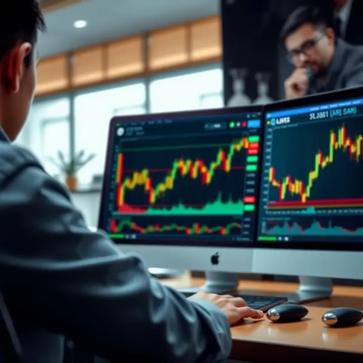 Comparison between demo trading and live trading highlighting benefits and risks
