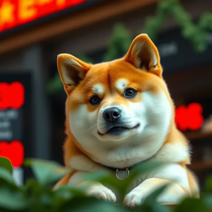 Illustration of market dynamics impacting Shiba Inu value including demand, supply, and investor sentiment