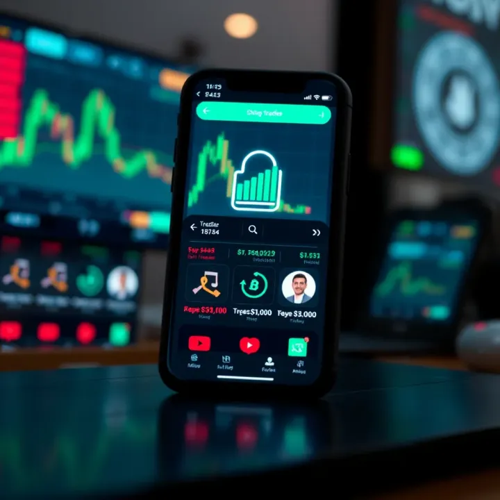 Secure Trading Apps Compliant with Pakistan Financial Regulations Graphic showing secure mobile trading with legal compliance icons for Pakistan market