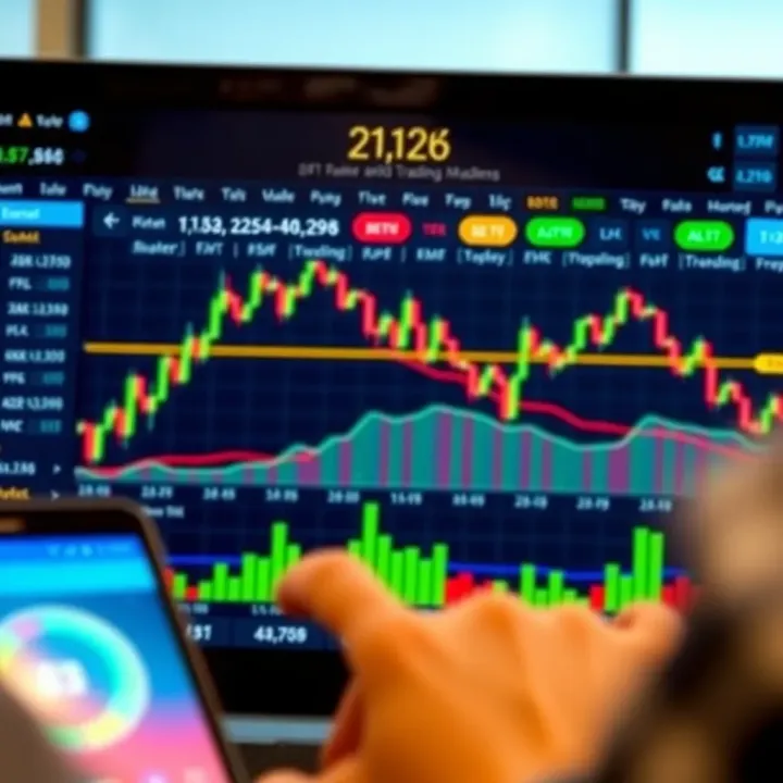 Screenshot of a popular online trading platform interface demonstrating market charts