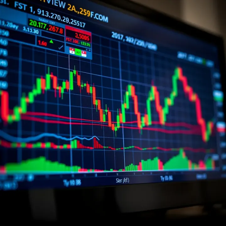 TradingView advanced chart displaying candlestick patterns and technical indicators suitable for binary options analysis