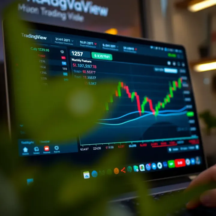 TradingView Social Trading and Real-Time Market Features User interface showing TradingView's social trading features with real-time market updates