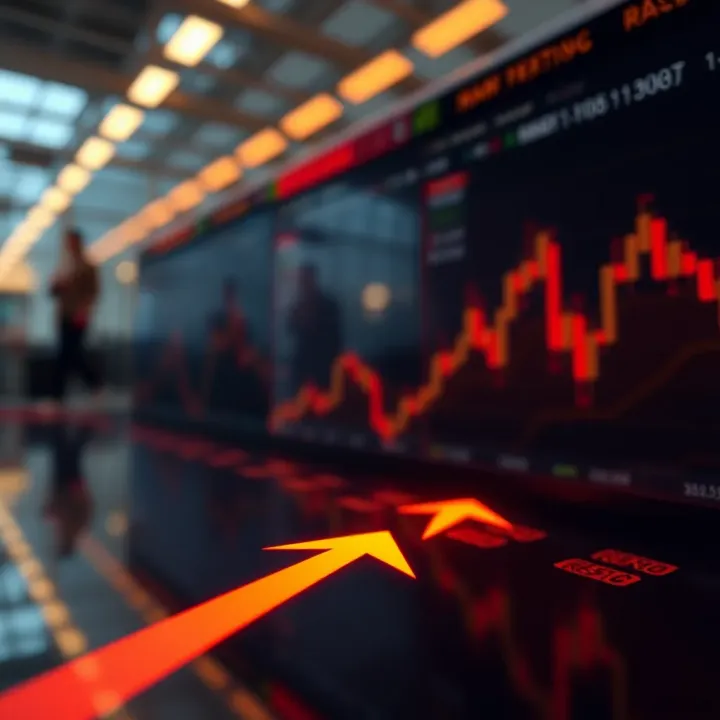 Transitioning from Demo Account to Live Market Trading Conceptual illustration of a pathway from simulated trading to live market engagement with arrow indicators