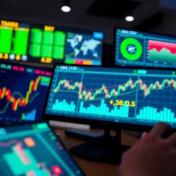 Popular Trading Platforms and Tools for Investors in Pakistan Illustration of trading platforms with graphs and tools used by investors in Pakistan