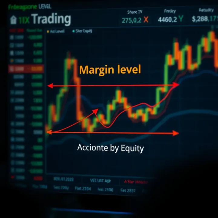 Impact of Margin Level on Trading Account Balance and Equity Diagram illustrating how margin level affects a forex trading account balance and equity