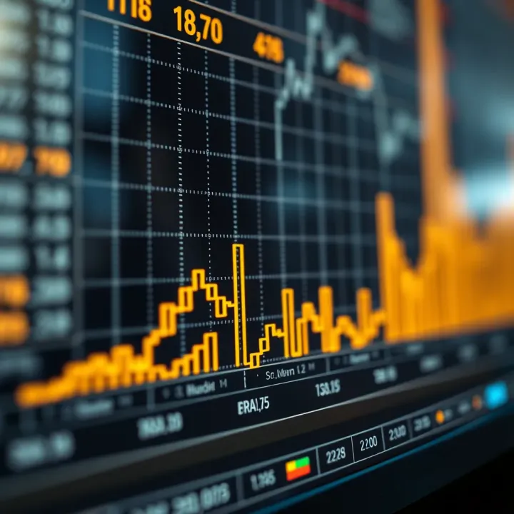 Graph showing the correlation between gold prices and major currency pairs in the forex market