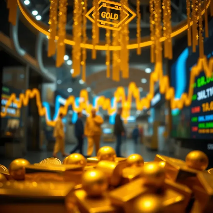 International Gold Price Trends and Their Effect on Pakistan's Market Visual representation of global gold price trends impacting Pakistan's local market